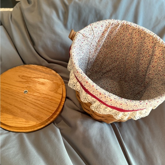 Very vintage Longaberger basket, handwoven dated 1985 - Picture 4 of 9
